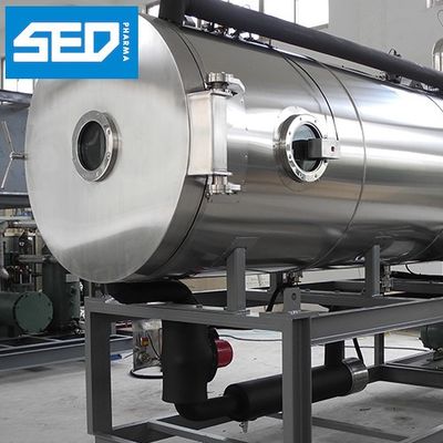 SED-10DG 100 kg mỗi mẻ Thiết bị đông khô công nghiệp Hiệu quả cao để sấy rau / trái cây
