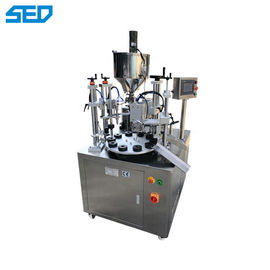 Máy làm đầy và niêm phong ống nhựa bán tự động với điều khiển PLC