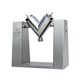 Máy trộn bột phòng thí nghiệm tốc độ cao Máy trộn loại V thép không gỉ tiêu chuẩn 50L
