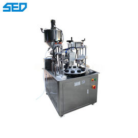 Máy làm đầy và niêm phong ống nhựa bán tự động với điều khiển PLC