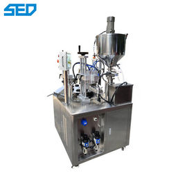 Máy làm đầy và niêm phong ống nhựa bán tự động với điều khiển PLC
