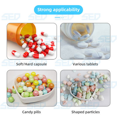 Bánh kẹo bán tự động Big Tablet Gel Vc Capsules Pouch Sachet Packing Capsule And Tablet Counting Machine