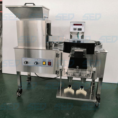 Bánh kẹo bán tự động Big Tablet Gel Vc Capsules Pouch Sachet Packing Capsule And Tablet Counting Machine