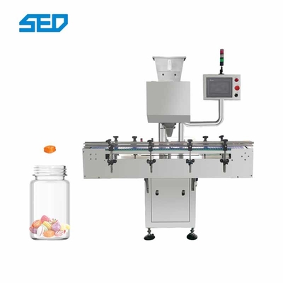 Máy đếm viên nang thép không gỉ 12 kênh 10-50 chai/phút