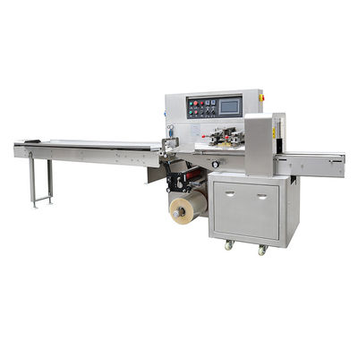 Loại gối thép không gỉ Máy đóng gói dòng chảy ngang 400mm